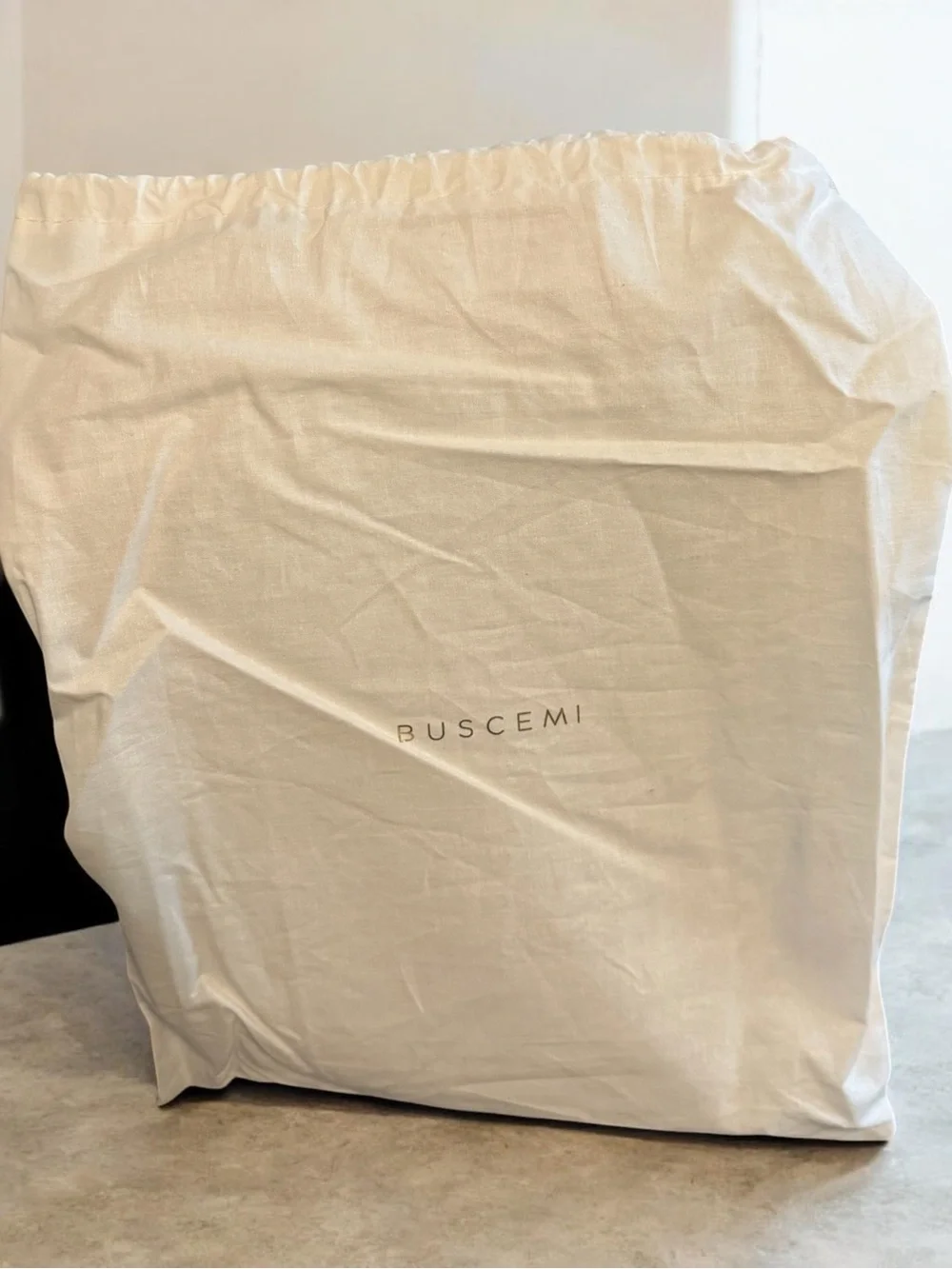 Buscemi “Pouch Woman” in Silver Leather